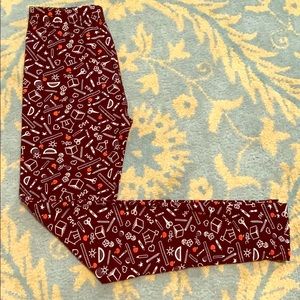School print Leggings